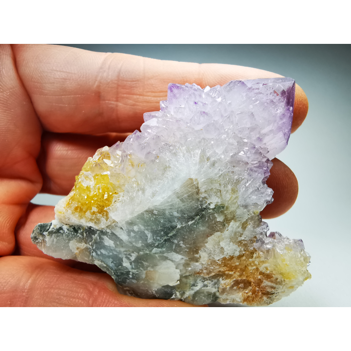 Quartz améthyste "Cactus" de Mbombela – Afrique du Sud