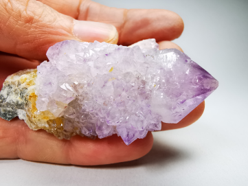 Quartz améthyste "Cactus" de Mbombela – Afrique du Sud