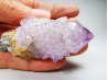 Quartz amethyst "Cactus" from Mbombela – South Africa