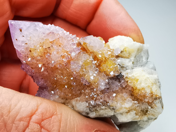 Quartz améthyste "Cactus" de Mbombela – Afrique du Sud