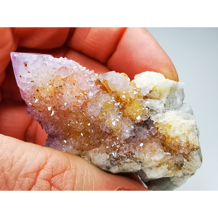 Quartz améthyste "Cactus" de Mbombela – Afrique du Sud