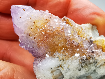 Quartz amethyst "Cactus" from Mbombela – South Africa