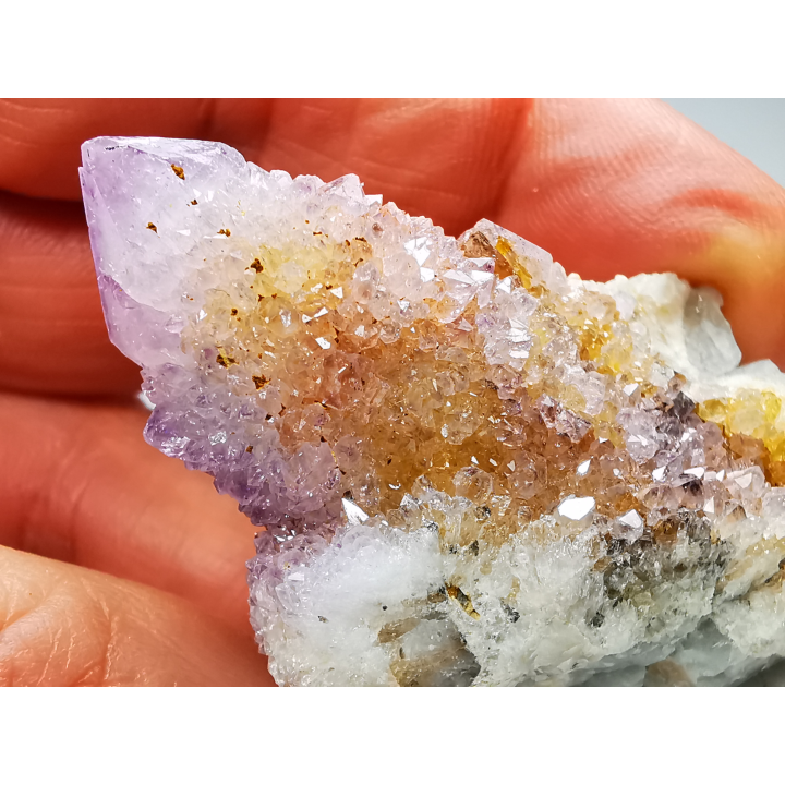 Quartz améthyste "Cactus" de Mbombela – Afrique du Sud