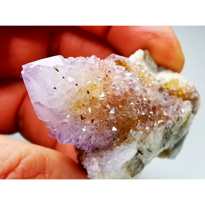 Quartz améthyste "Cactus" de Mbombela – Afrique du Sud