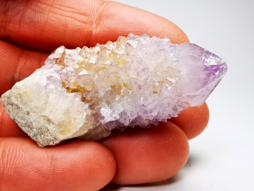 Quartz amethyst "Cactus" from Mbombela – South Africa