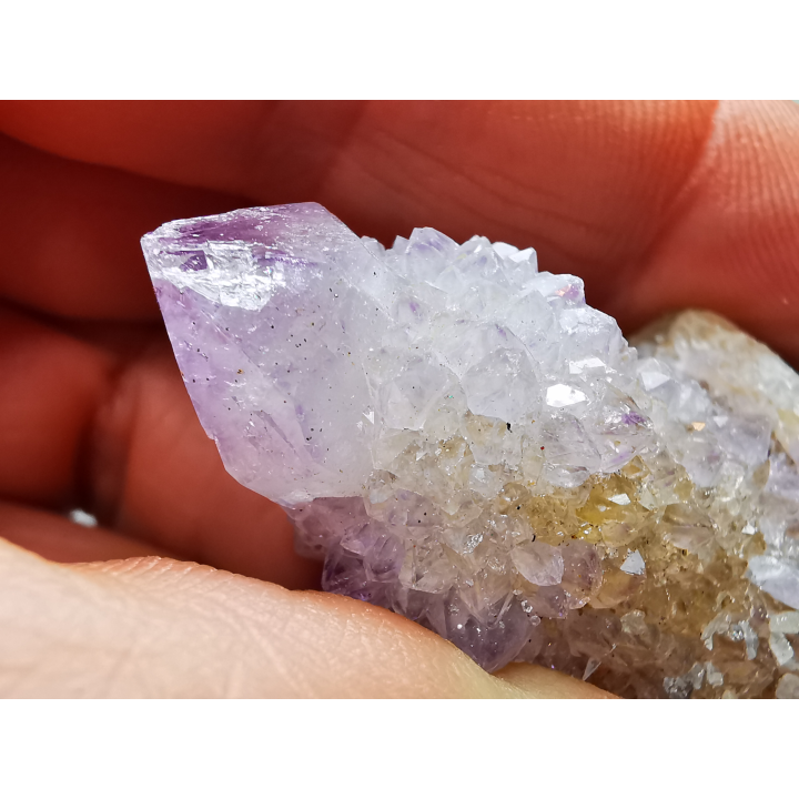 Quartz améthyste "Cactus" de Mbombela – Afrique du Sud