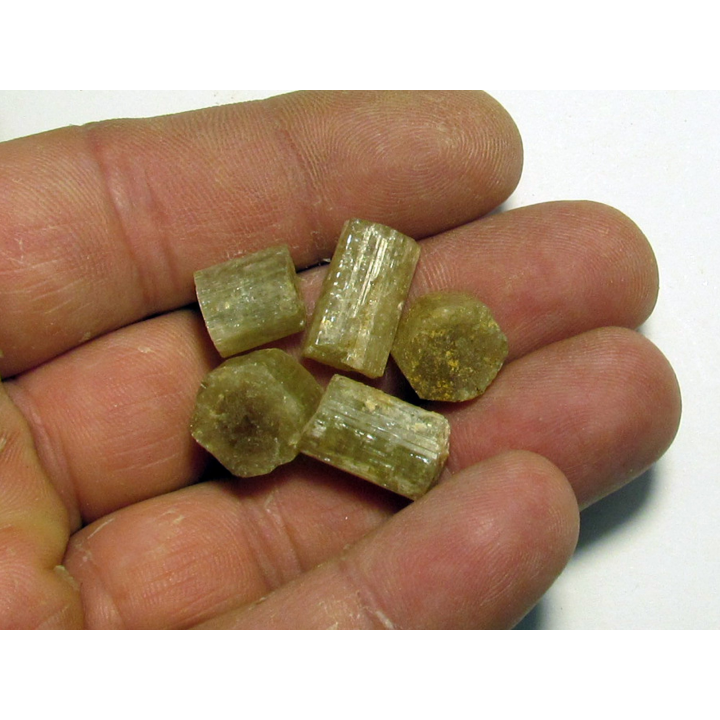 pierre roulée: apatite jaune