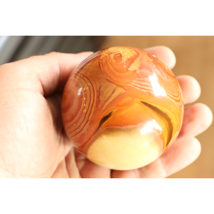 Sphère JASPE POLYCHROME - Madagascar﻿