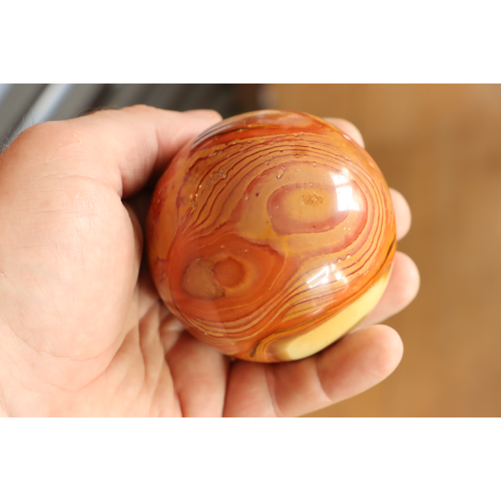 Sphère JASPE POLYCHROME - Madagascar﻿