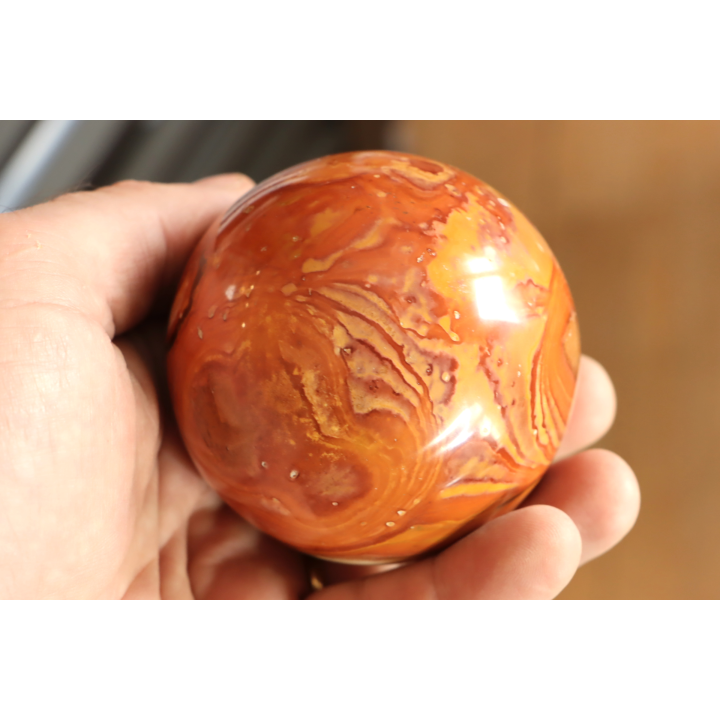 Sphère JASPE POLYCHROME - Madagascar﻿