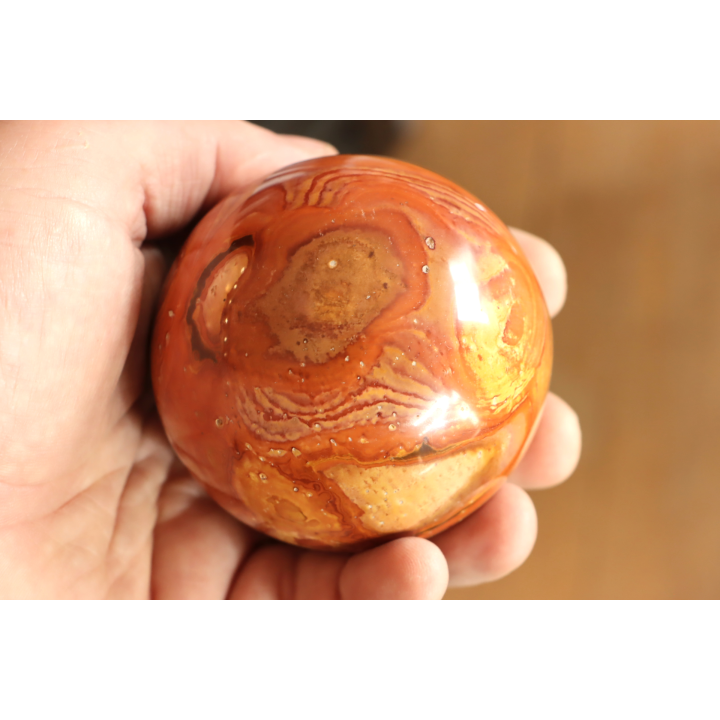 Sphère JASPE POLYCHROME - Madagascar﻿