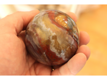 Sphere JASPE POLYCHROME - Madagascar﻿