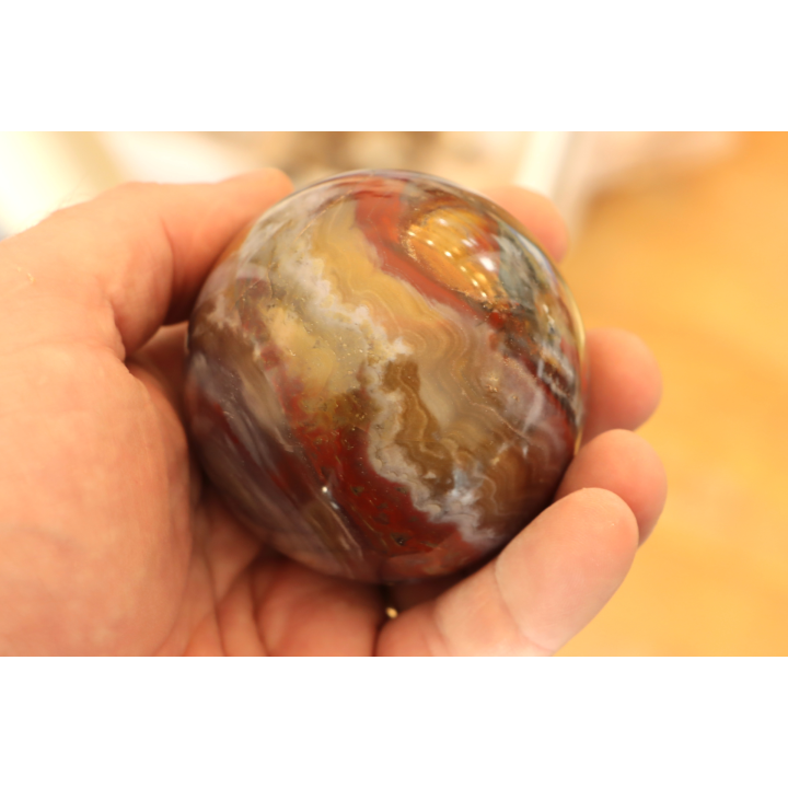 Sphere JASPE POLYCHROME - Madagascar﻿