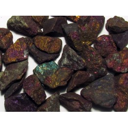 pierre roulée : chalcopyrite